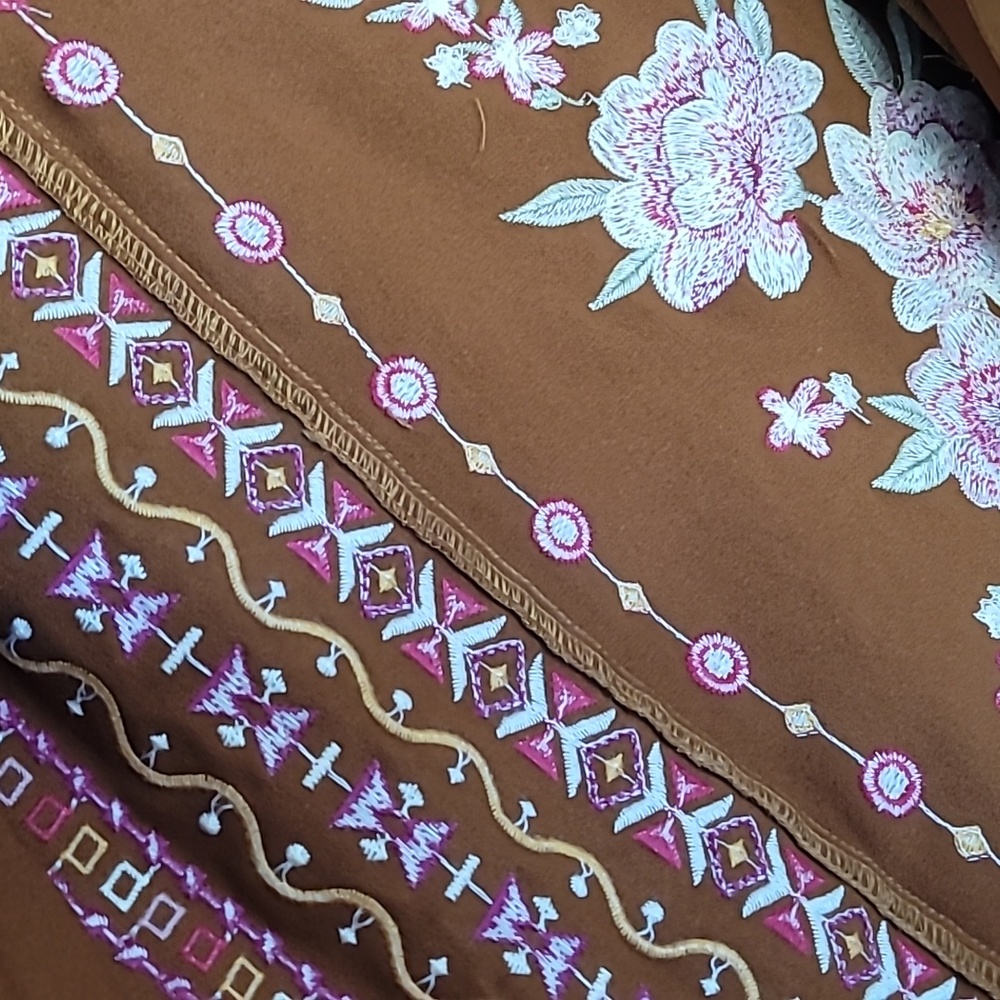 SAVANNAH JANE MEDIUM SUEDE EMBROIDERED JACKET - Picture 8 of 11